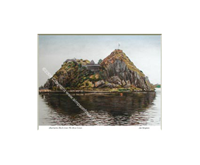 Dumbarton Rock From The River Leven