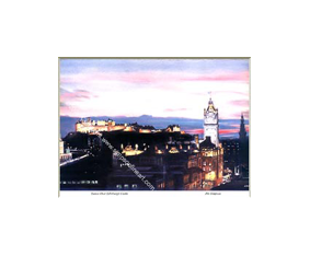 Sunset Over Edinburgh Castle