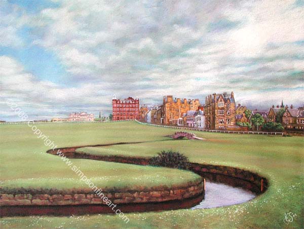 Across The Swilcan, St Andrews Old Course